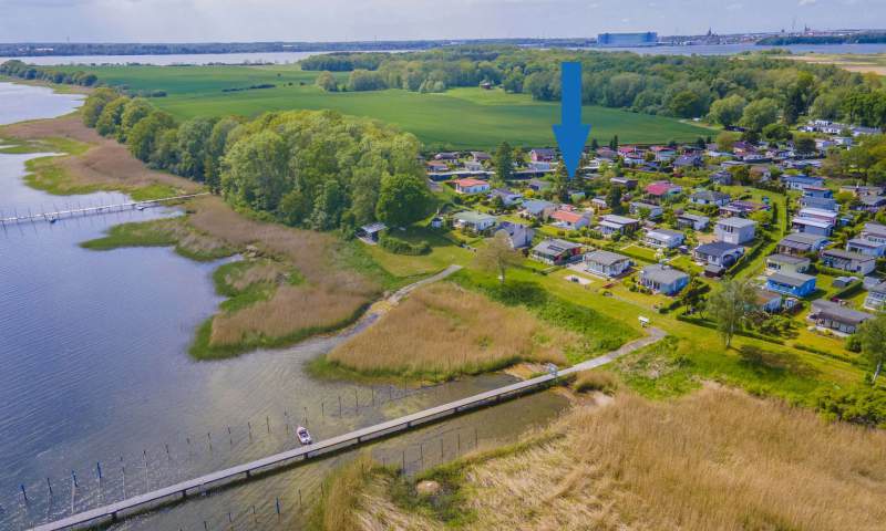 Idyllischer Ferienbungalow in Drigge auf Rügen
