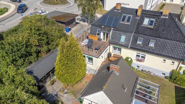 Große Doppelhaushälfte mit Dachterrasse und Ostseeblick in Sassnitz