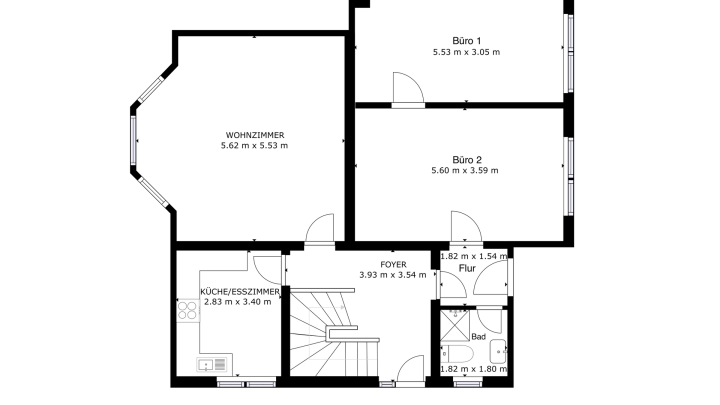 Vielseitiges Einfamilienhaus mit Einliegerwohnung und Büroeinheit in Sassnitz auf Rügen