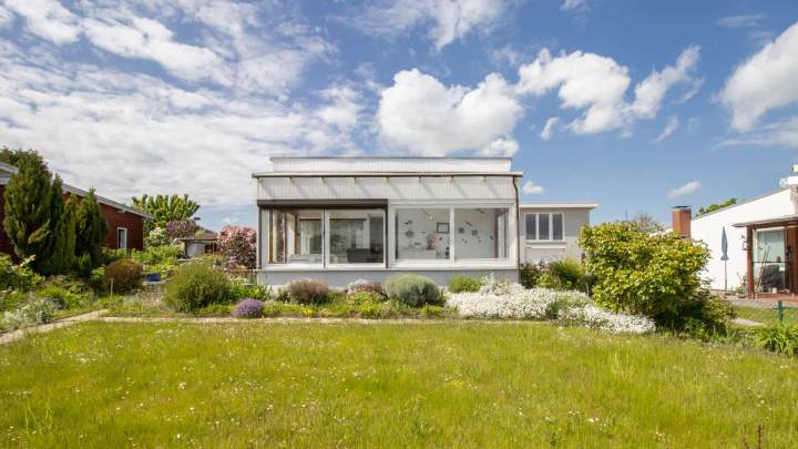 Ferienbungalow mit Wasserblick in Drigge auf der Insel Rügen