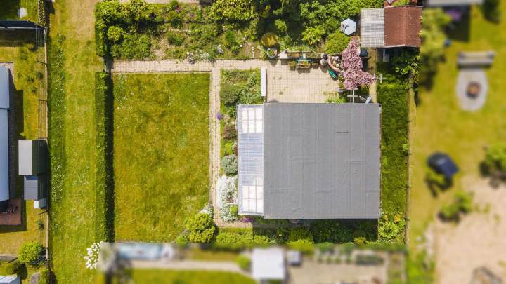 Ferienbungalow mit Wasserblick in Drigge auf der Insel Rügen