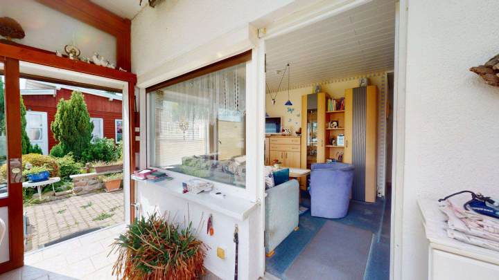Ferienbungalow mit Wasserblick in Drigge auf der Insel Rügen