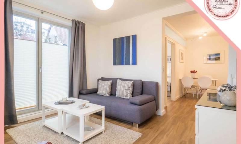 Charmante Erdgeschosswohnung mit großer Terrasse in der Altstadt von Sassnitz