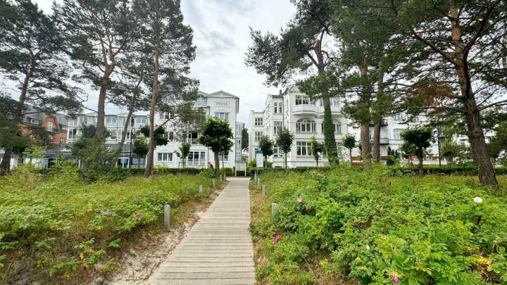 Hinreißendes Meerblickappartement am Binzer Fischerstrand