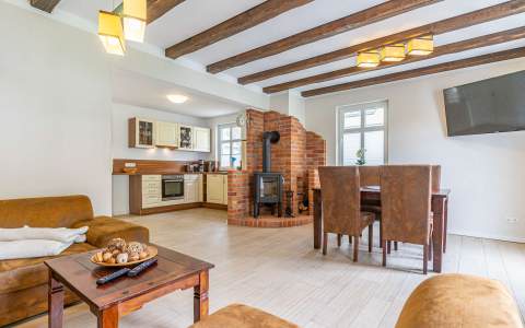 Ferienhaus - Wohnzimmer