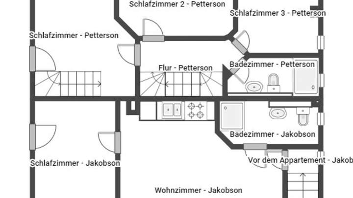 Eigenutzung oder Ferienvermietung - 2 Schwedenhäuser + Saunahaus zwischen Ostsee und Breeger Bodden
