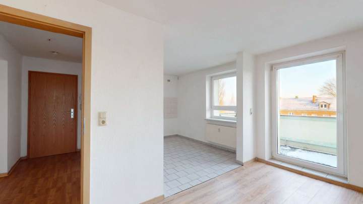 Gut geschnittene 3-Zimmer-Wohnung mit Balkon und Stellplatz in Sassnitz